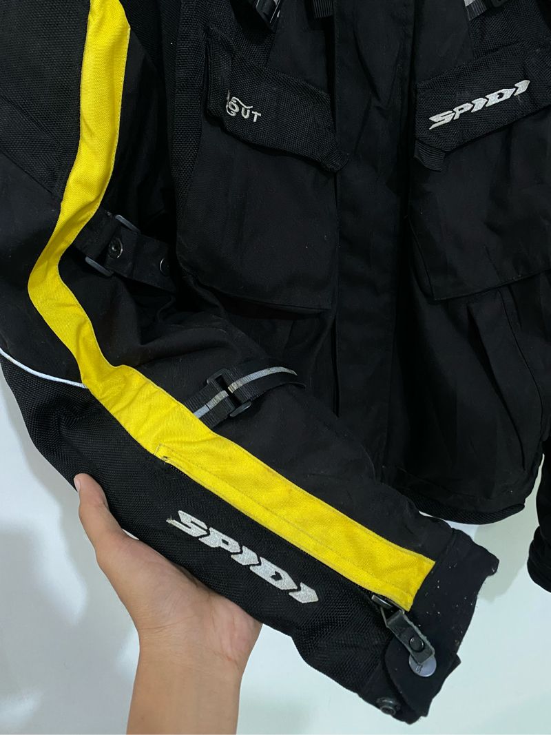 SPIDI RACING JACKET FULL PROTECTOR YELLOW CORN SIMPSON KUSHI, foto 5