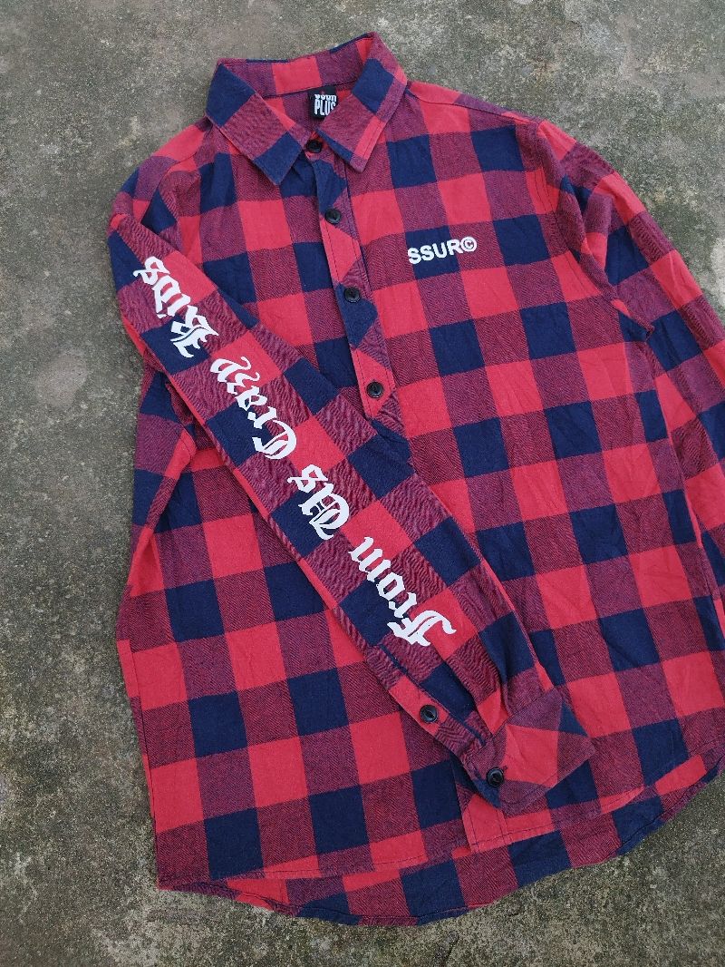 Kemeja flannel ssur, foto 5