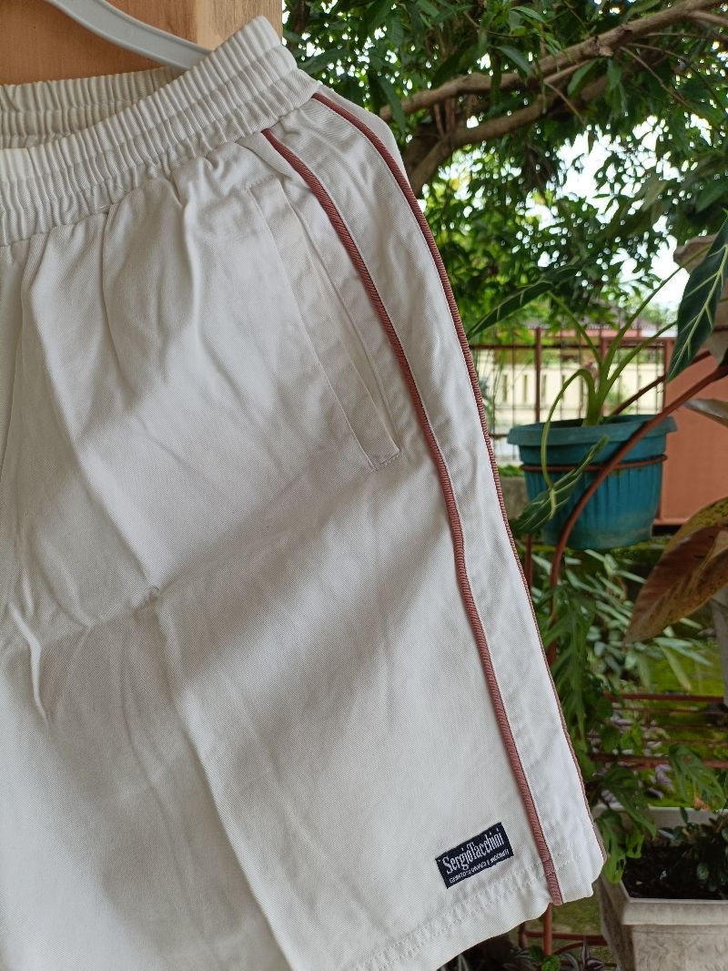 Sergio Tacchini Sportswear Short Pria white, foto 4
