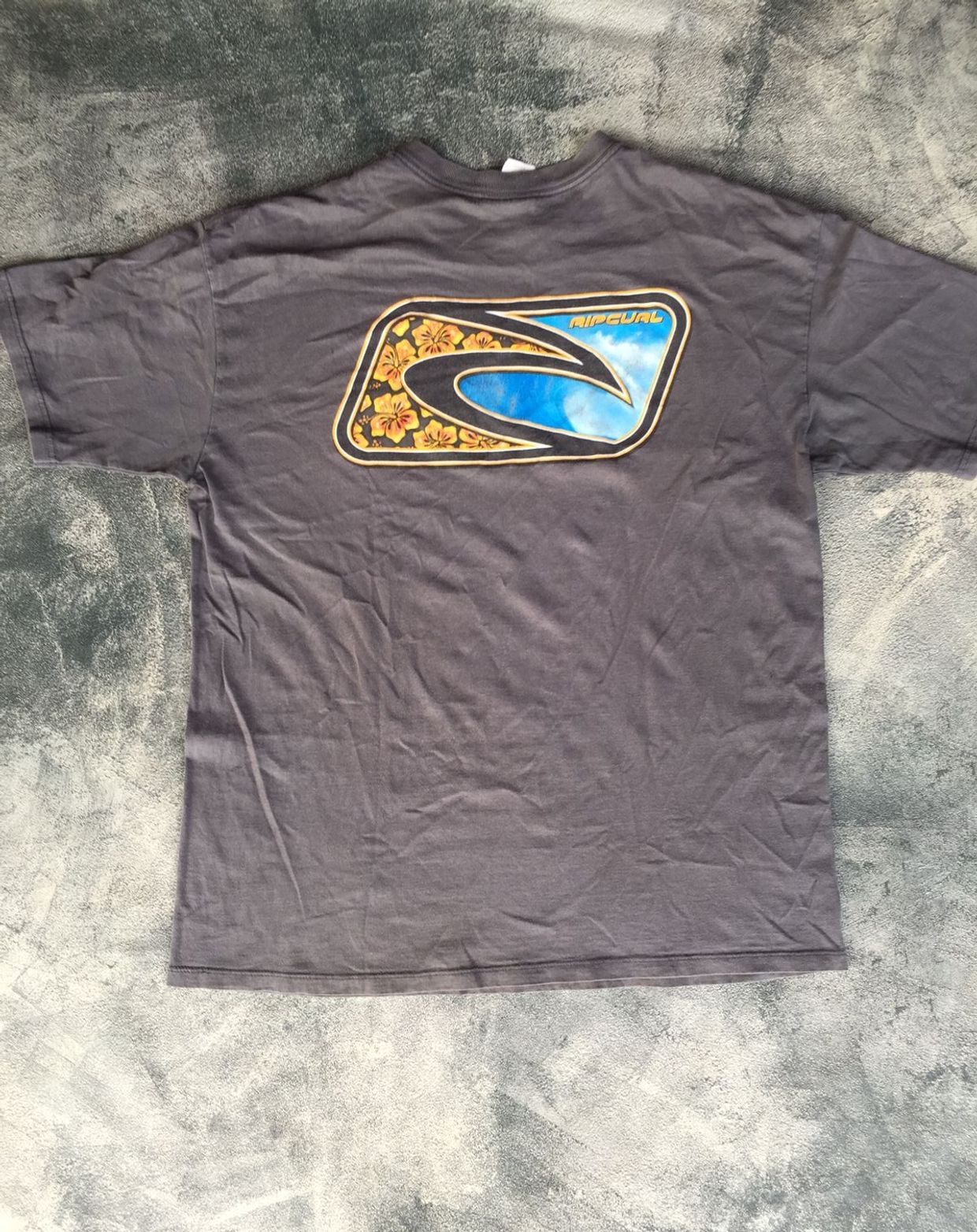 Rip Curl Casual T-shirt Pria gray, foto 4