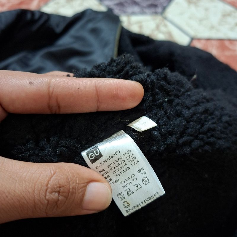 Sherpa Bomber Jacket Uniqlo GU, foto 4