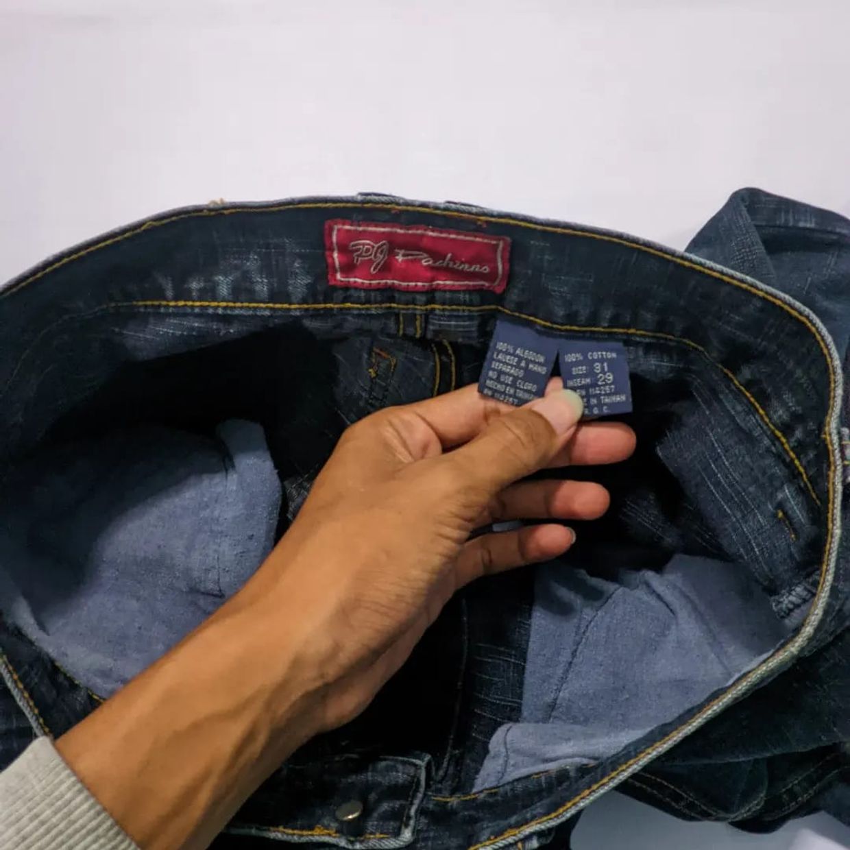 Vintage Y2K Jeans Pria navy, foto 4