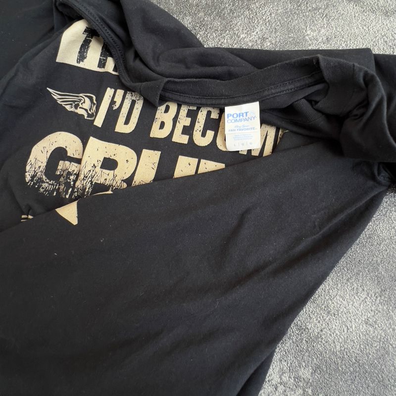 Tshirt Port Company Grumpy Old man, foto 4