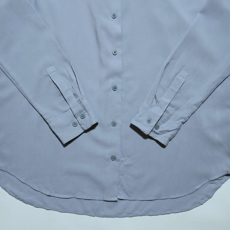 Uniqlo Rayon Blue Shirt, foto 5