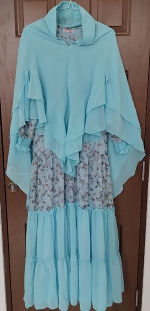 Gamis Syari Full Chiffon / Sifon Ceruti