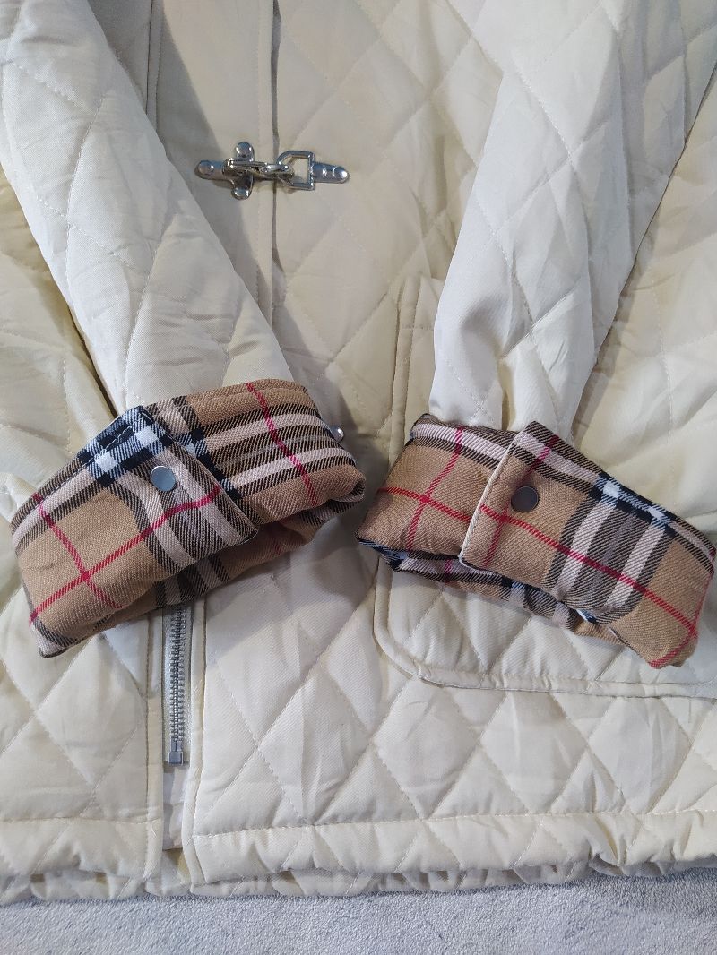 Quilted Cotton Jacket With Unique Buckle, Fireman Clasp, foto 5
