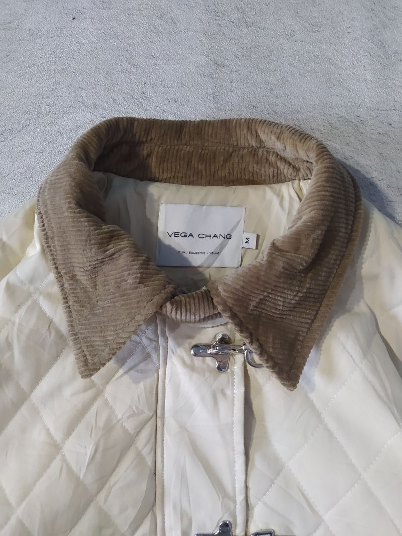 Quilted Cotton Jacket With Unique Buckle, Fireman Clasp, foto 6