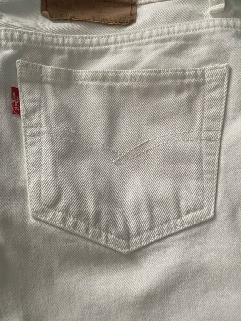 JUAL CEPAT. levis baggy jeans 578 withe, foto 5