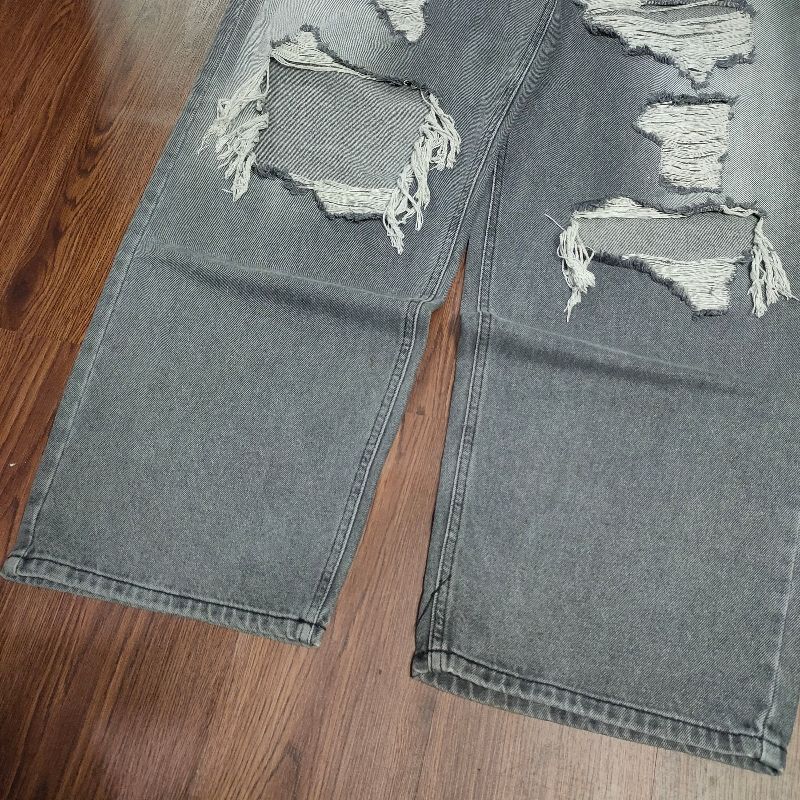TRIPLE J BAGGY RIPPED JEANS, foto 4