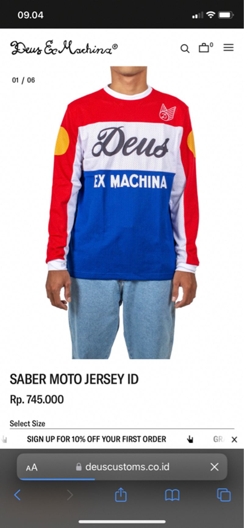 Deus Ex Machina Saber Motor Jersey, foto 6