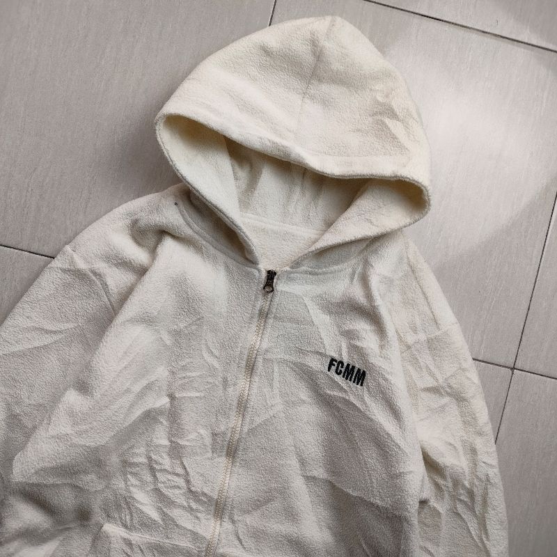 FCMM Polar Hoodie Jacket Tebal White, foto 4