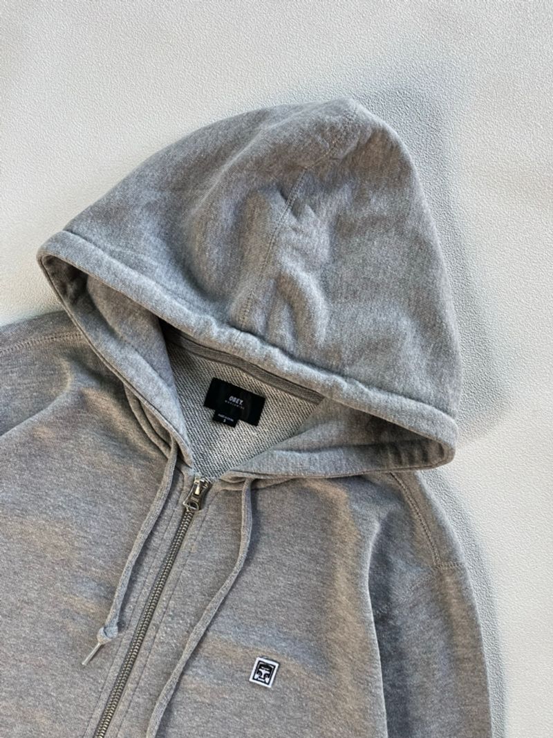 Ziphoodie obey small face bordir, foto 2