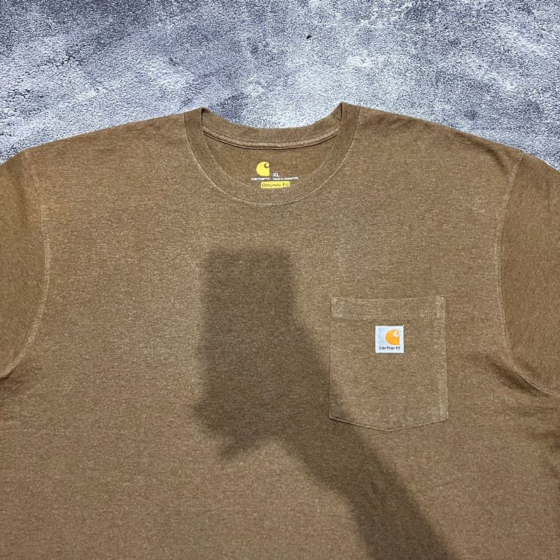 Carhartt brown pocket aurhentic tee, foto 2