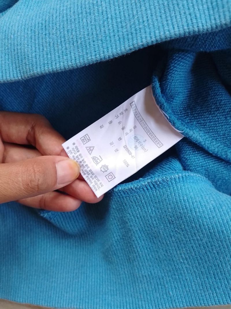 Hoodie Lacoste biru laut, foto 4
