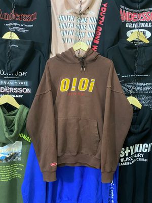 Hoodie oi oi brown