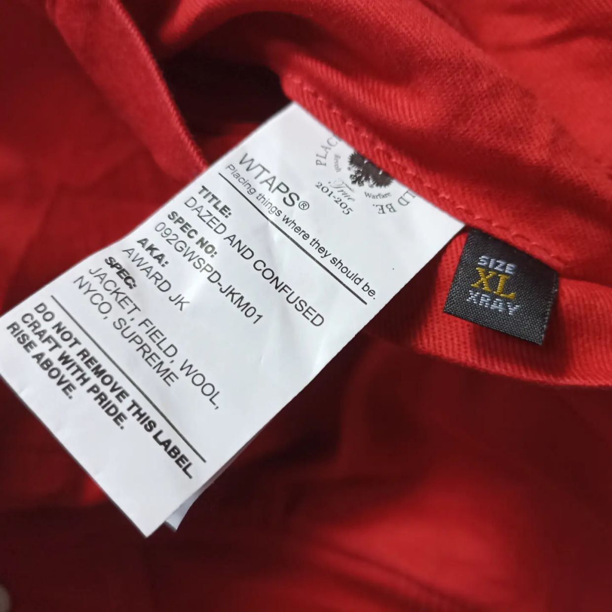 Supreme Streetwear Bomber jacket Pria red, foto 7