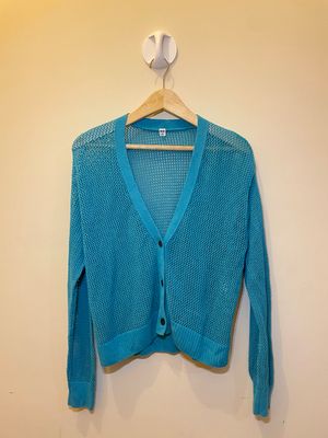 A004 Blue cardigan