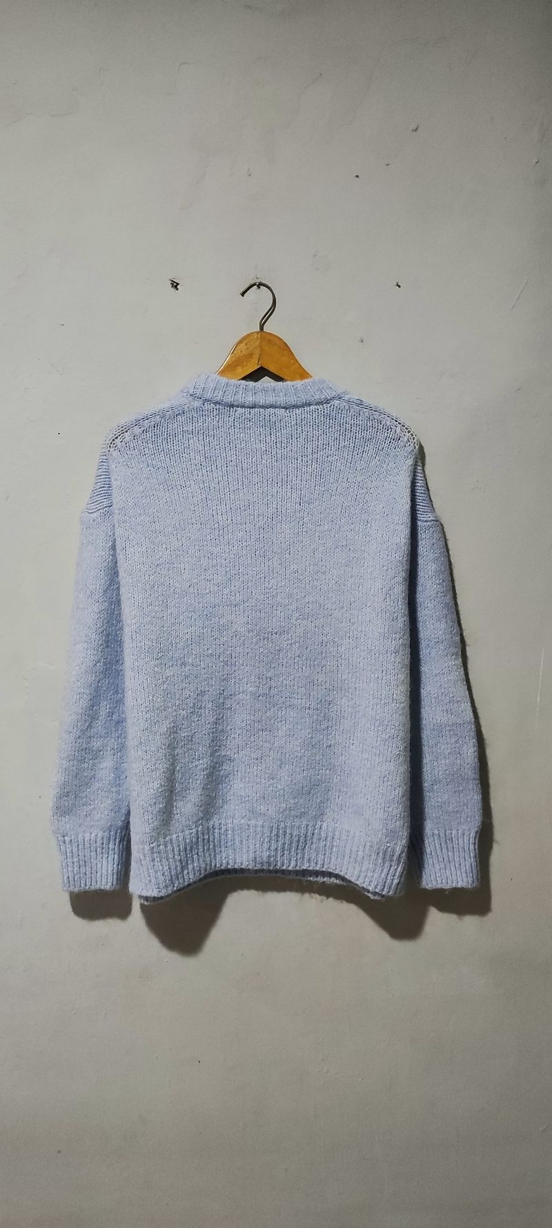 Zara knited sky blue sweater, foto 4