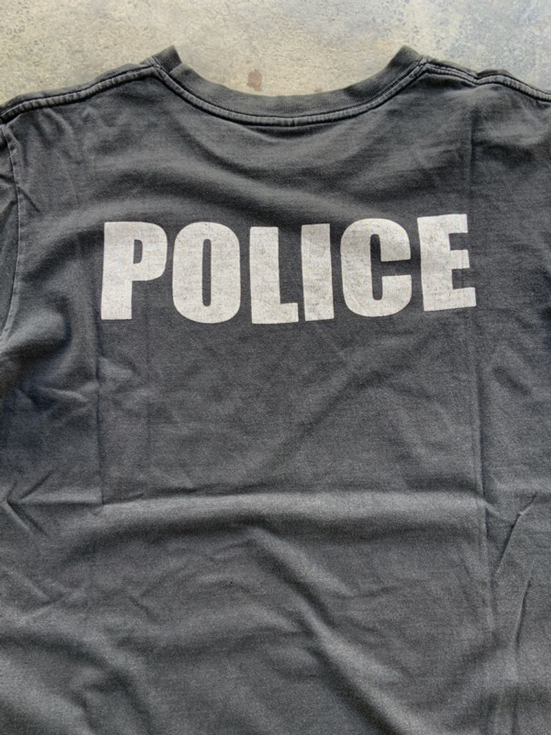 Black Faded Police Tee, foto 5