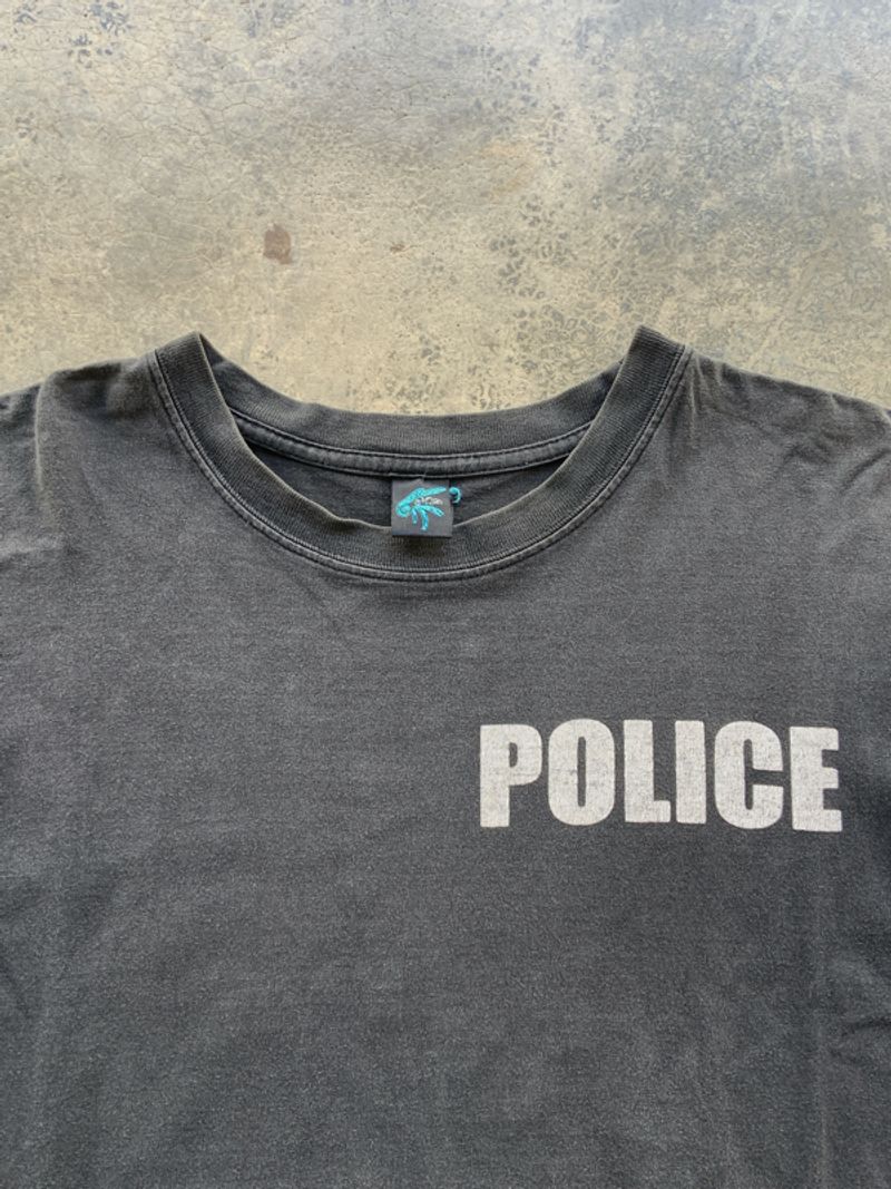 Black Faded Police Tee, foto 2