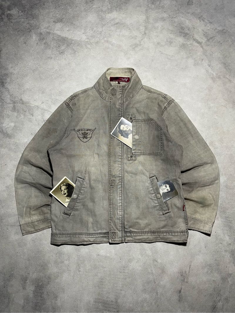 Vintage Destroy Canvas Jacket By Rilley, foto 2