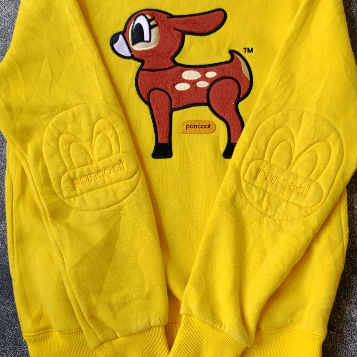 Pancoat Casual Sweatshirt Pria yellow, foto 3