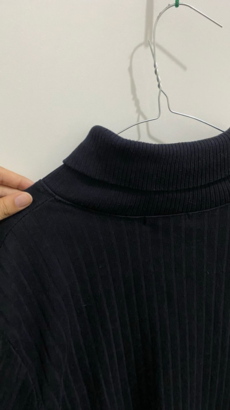 Sweater Turtle Neck Hitam Polo Ralph House, foto 6