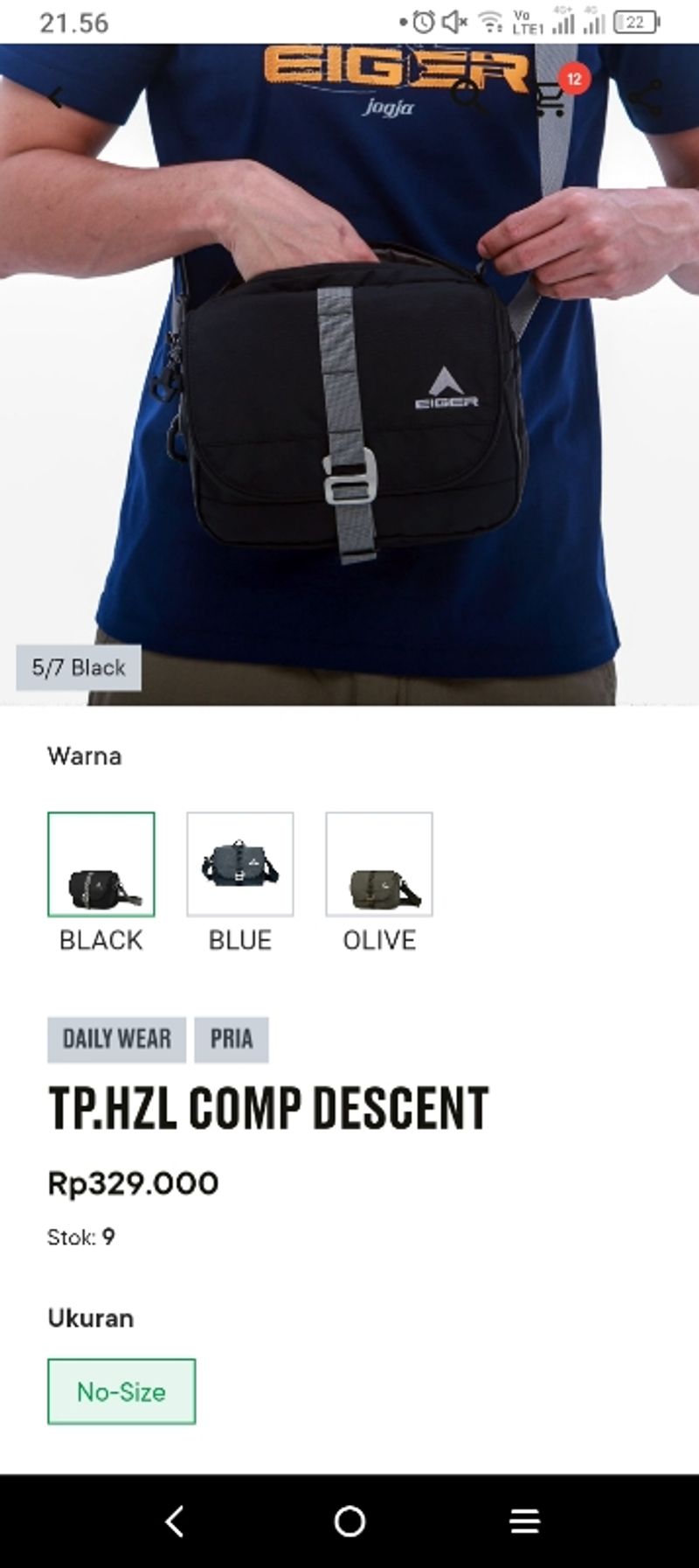 Tas selempang Eiger ( NEW ), foto 3