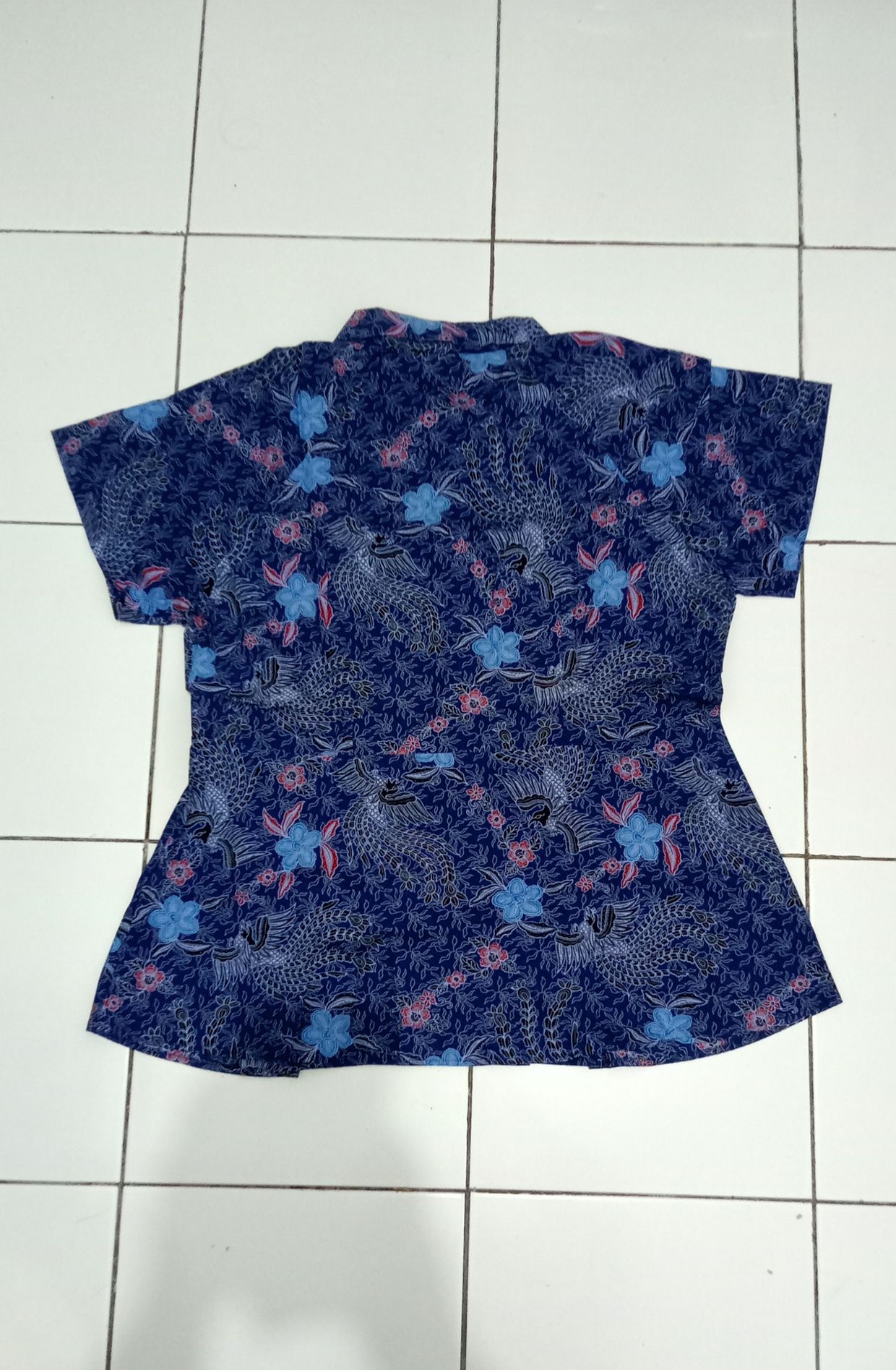 Batik Blouse Wanita multicolor navy, foto 2