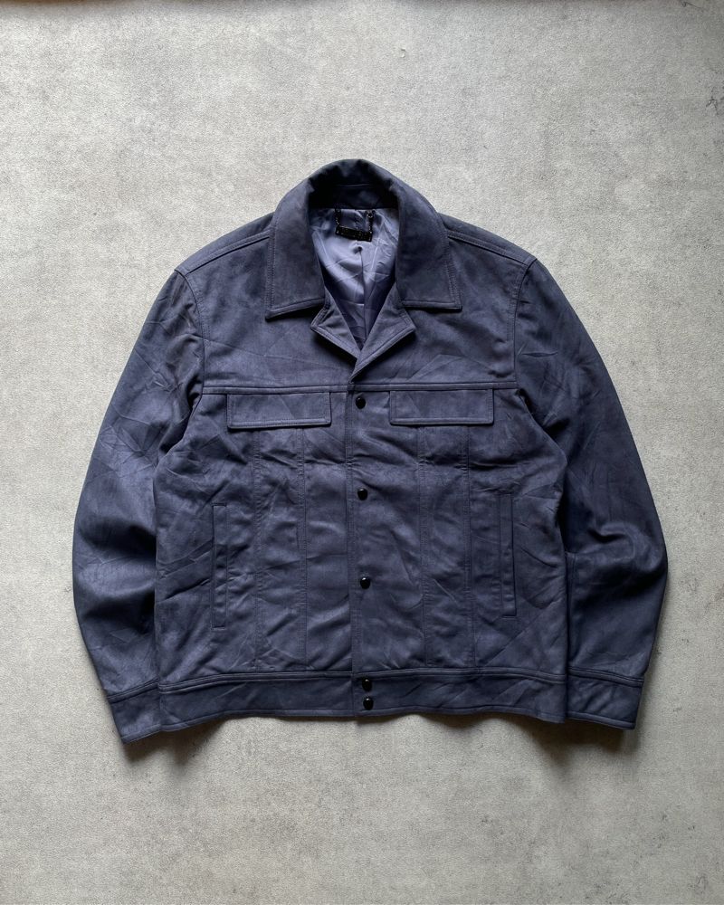 Trucker Suede by DrawFit Musinsa Dark Blue Outer Work Jacket, foto 2