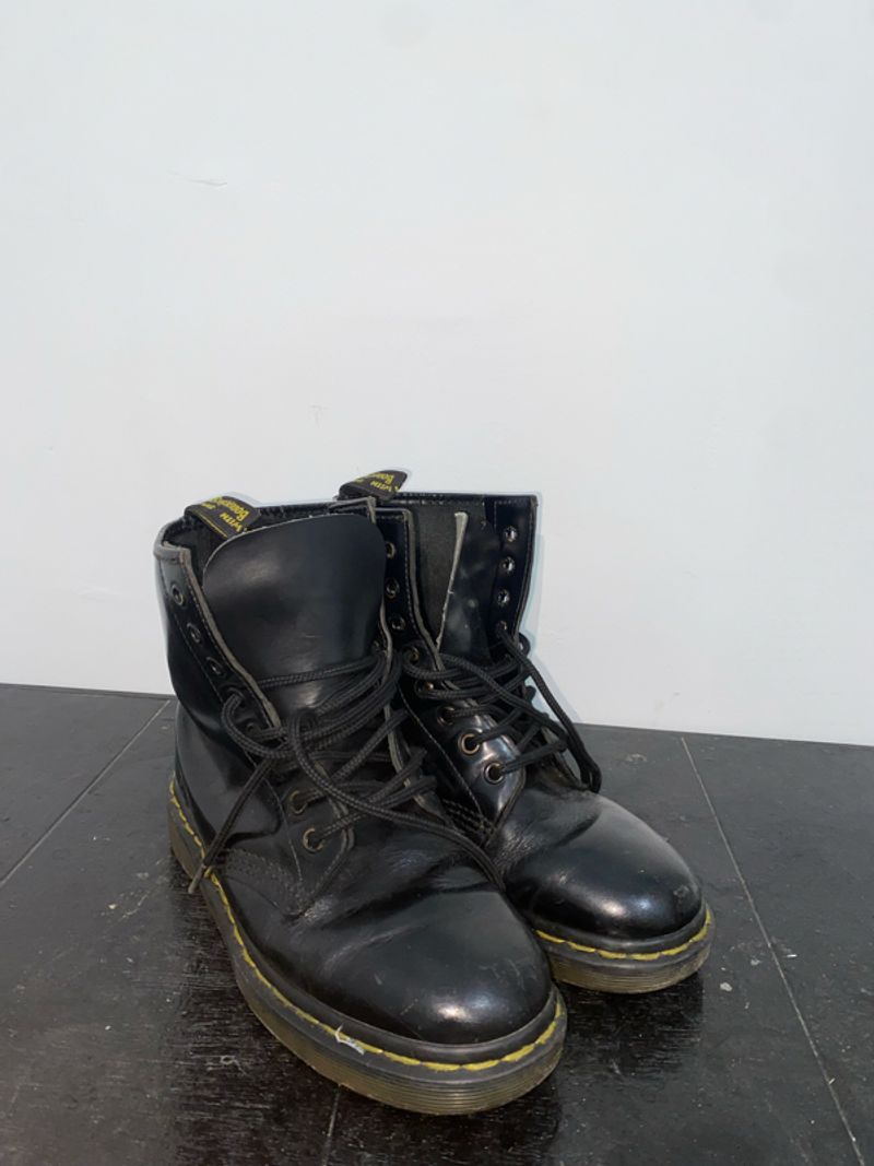 Dr Marteen 1460 black smooth, foto 4