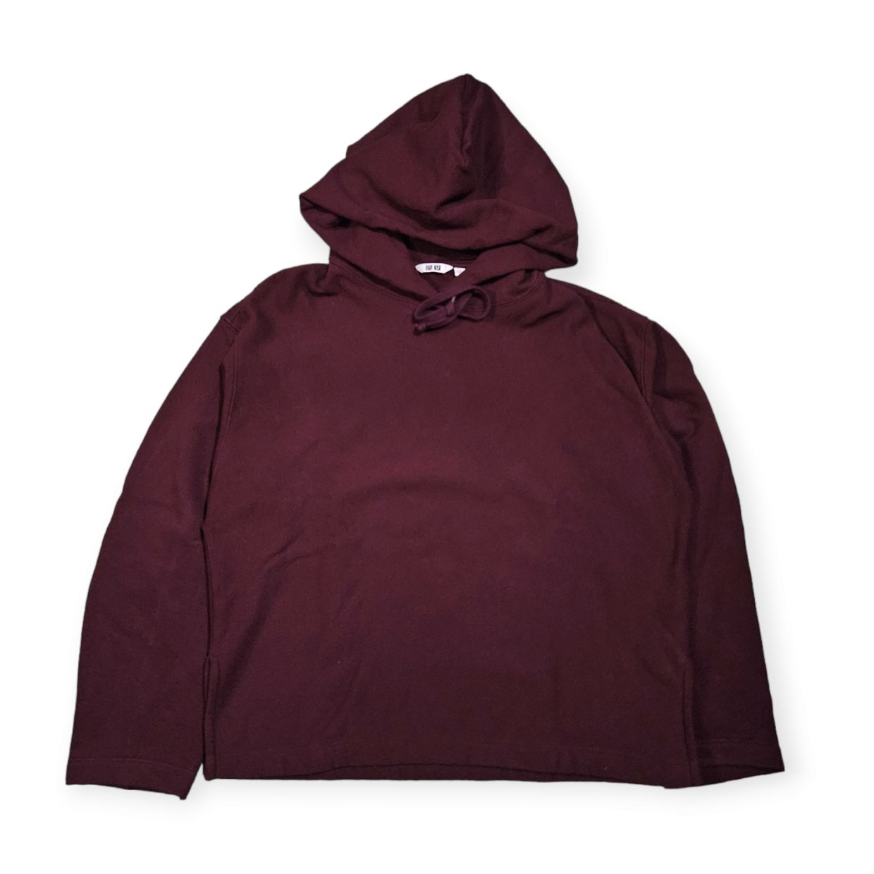 Uniqlo Casual Hoody Wanita burgundy