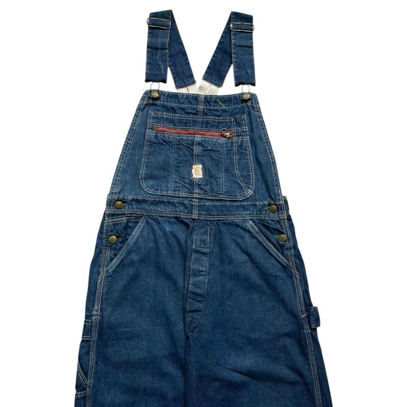 Pointer Brand Usa Overalls Denim Carpenter Blue Vintage, foto 2