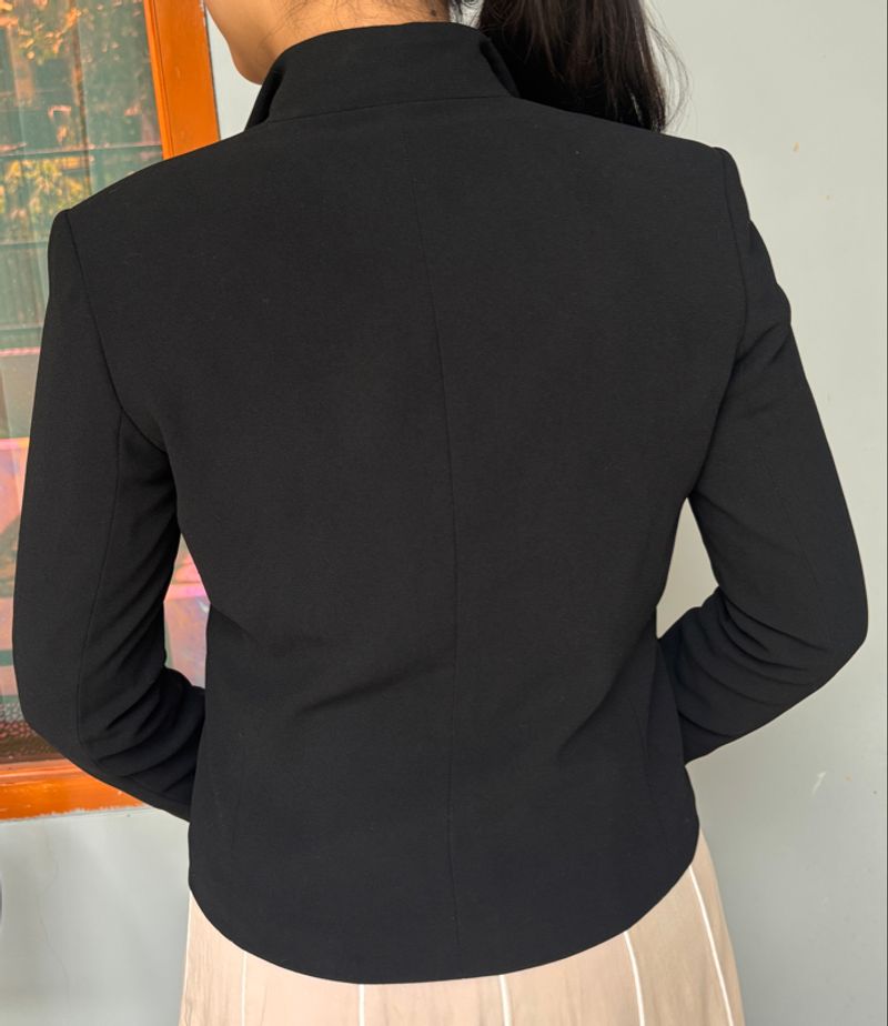 Blazer semi formal hitam, foto 3