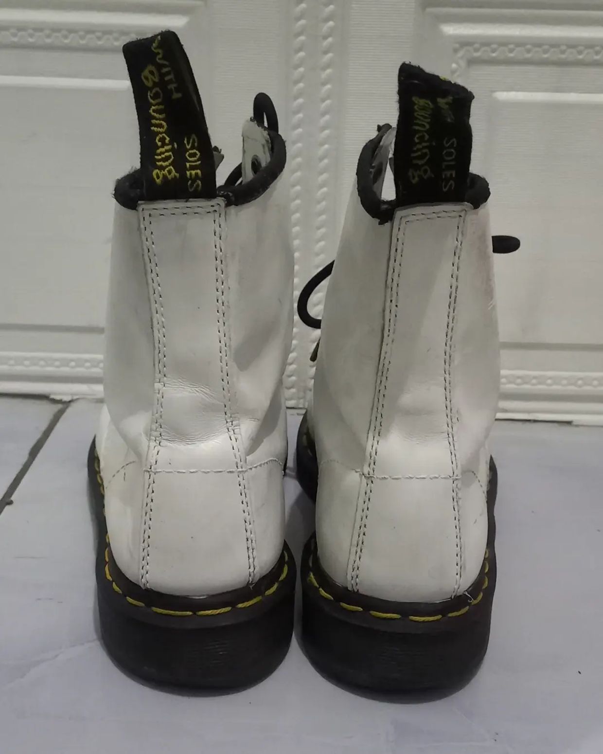 Dr. Martens Casual Boots Pria white, foto 3