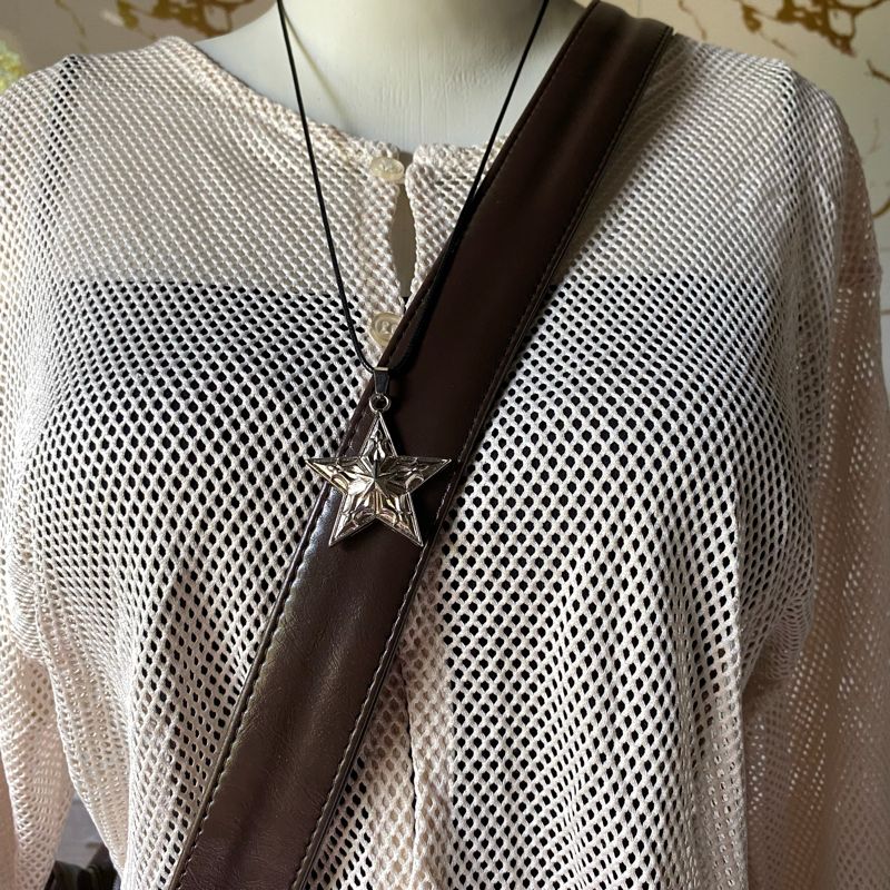 beige fishnet mesh cardi, foto 2