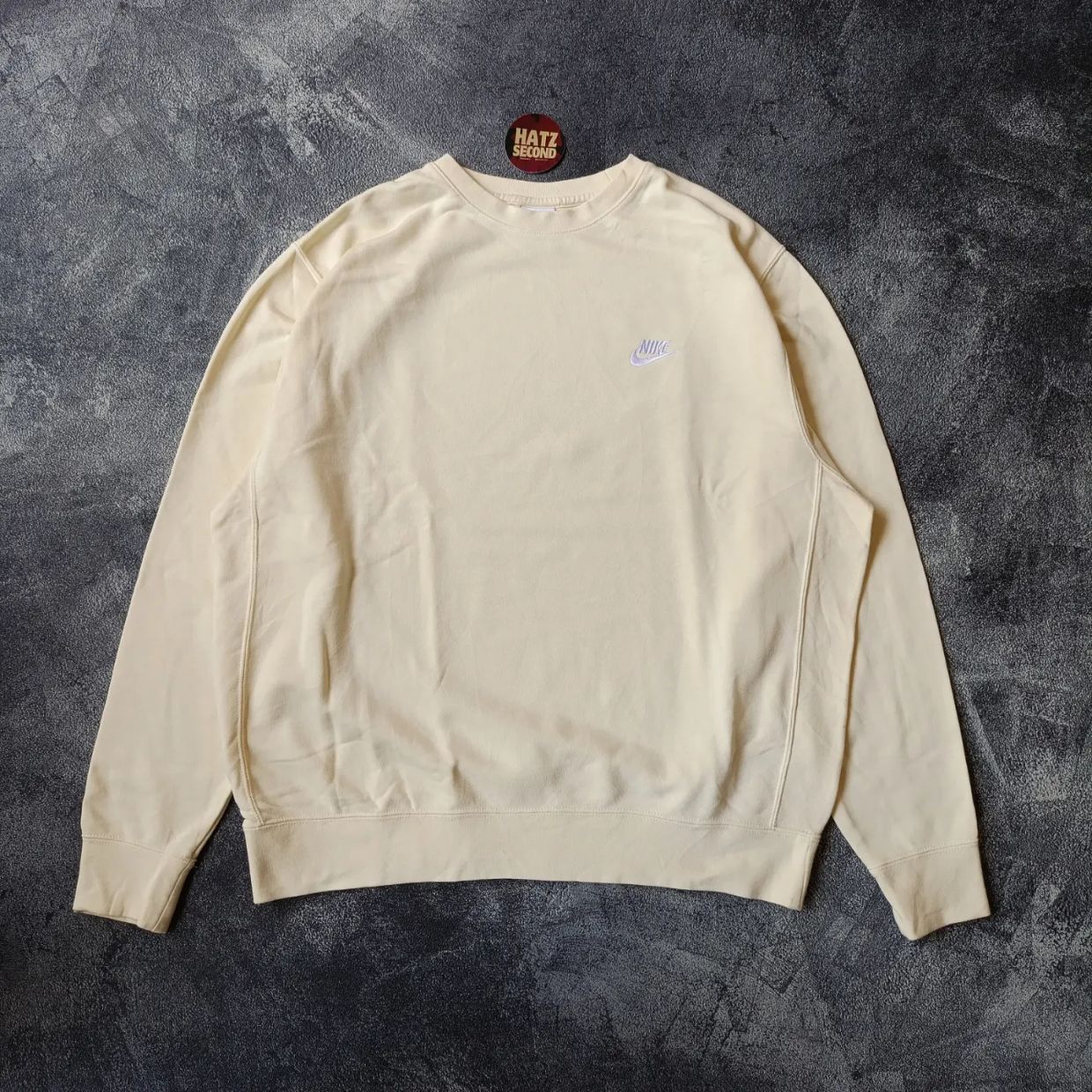 Nike Casual Sweatshirt Pria cream