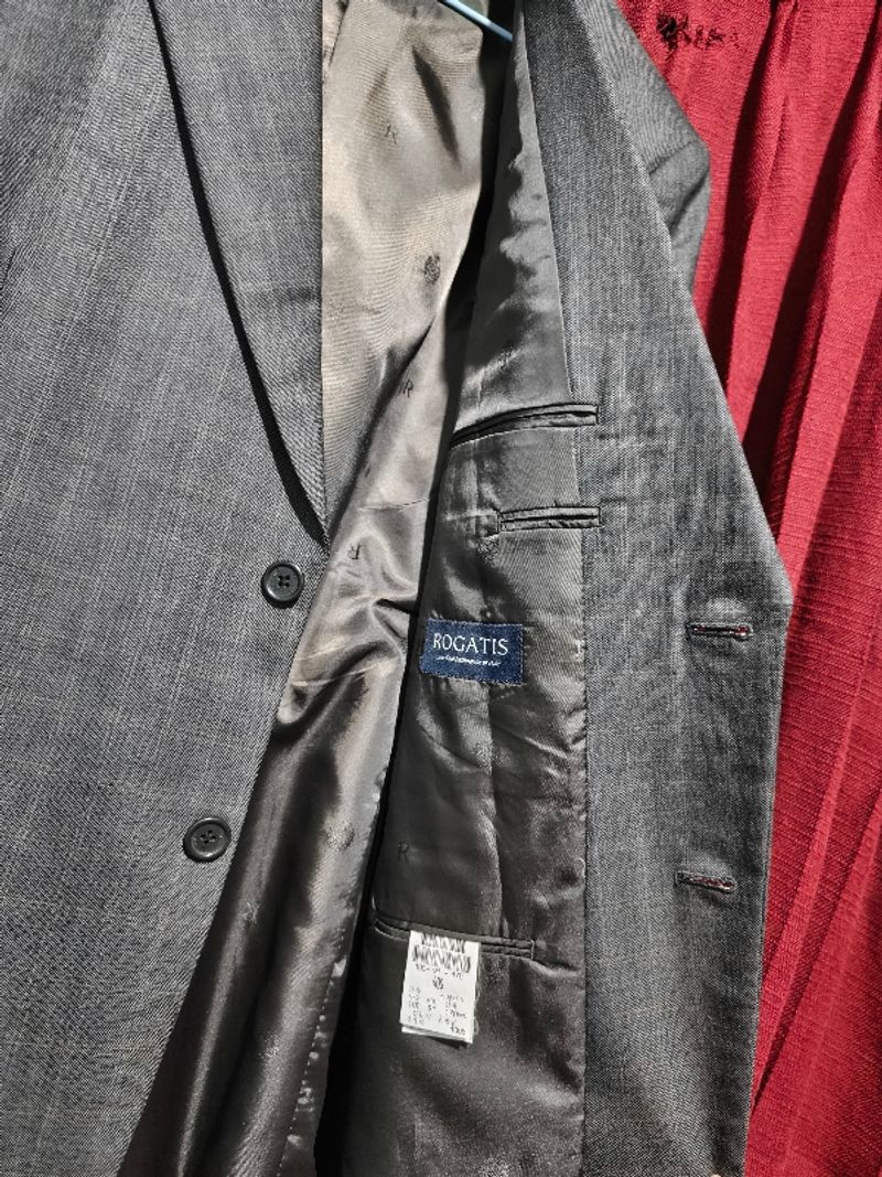 Jas casual / blazer rogratis motif full embos, foto 3