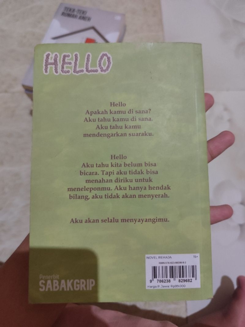 Novel HELLO karya Tere Liye Original, foto 2