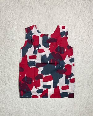 Marni Painted Abstract Midi Dress