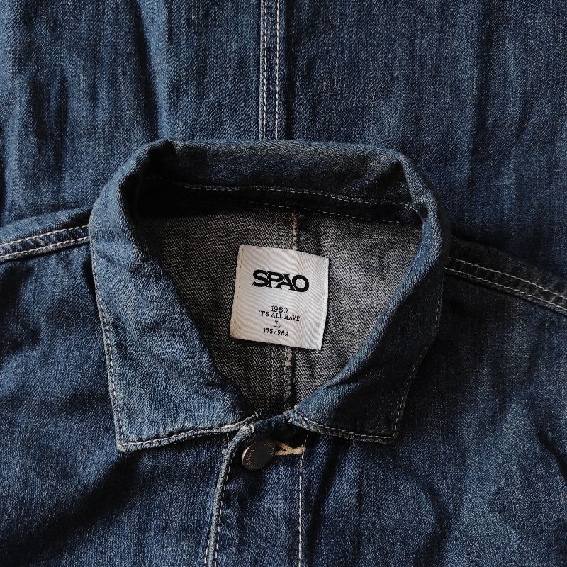 SPAO 1980 - CHORE DENIM JACKET INDIGO BLUE🛠️, foto 4