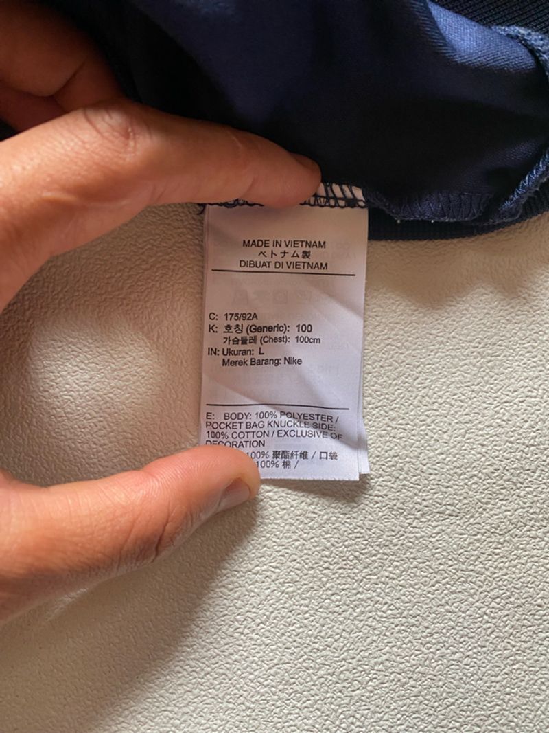tracktop nike tech navy blue, foto 5