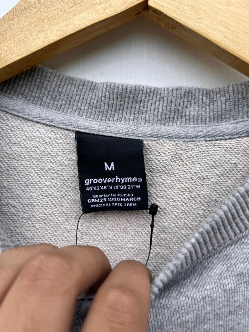 Crewneck GROOVERHYME Grey, foto 2