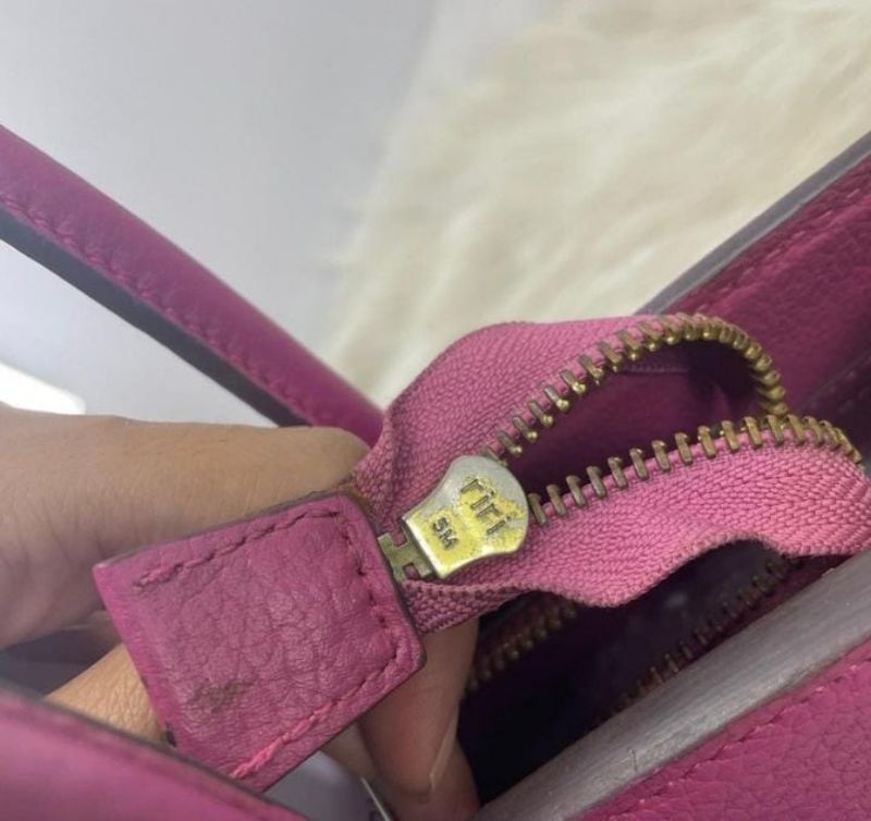 Hermes Birkin 30 Leather Handbag pink, foto 4