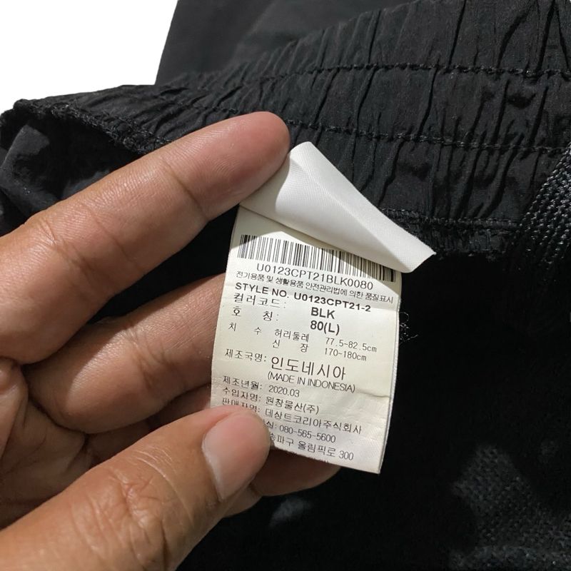 Umbro nylon cargo black jogger longpant, foto 9