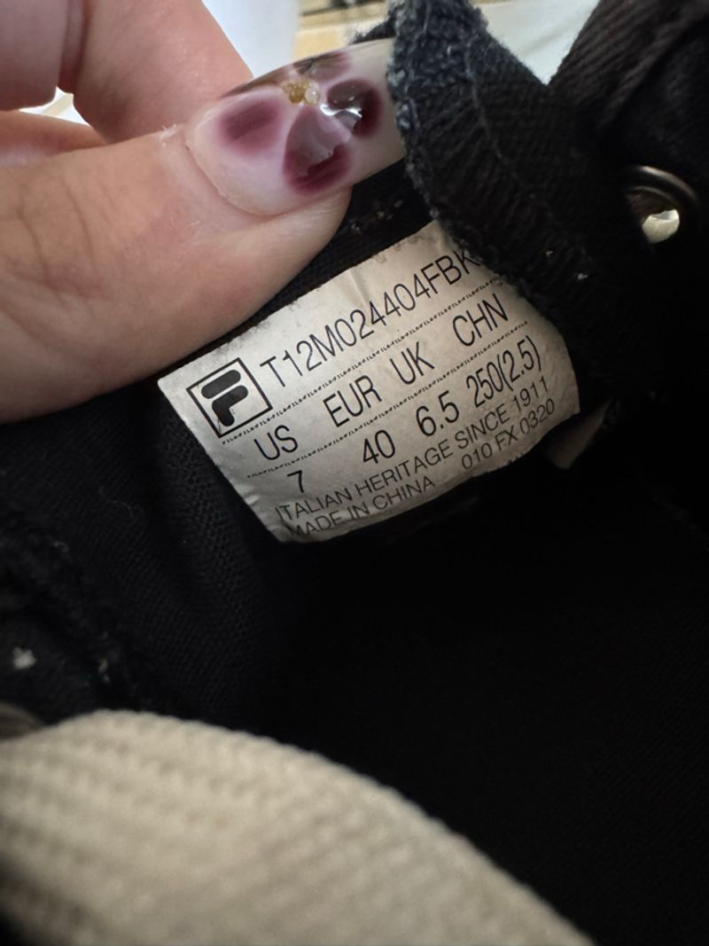Fila Carve Canva Shoes Black, foto 6