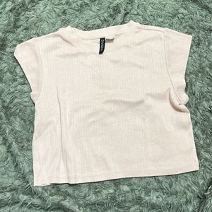 H&M divided Pink knit top