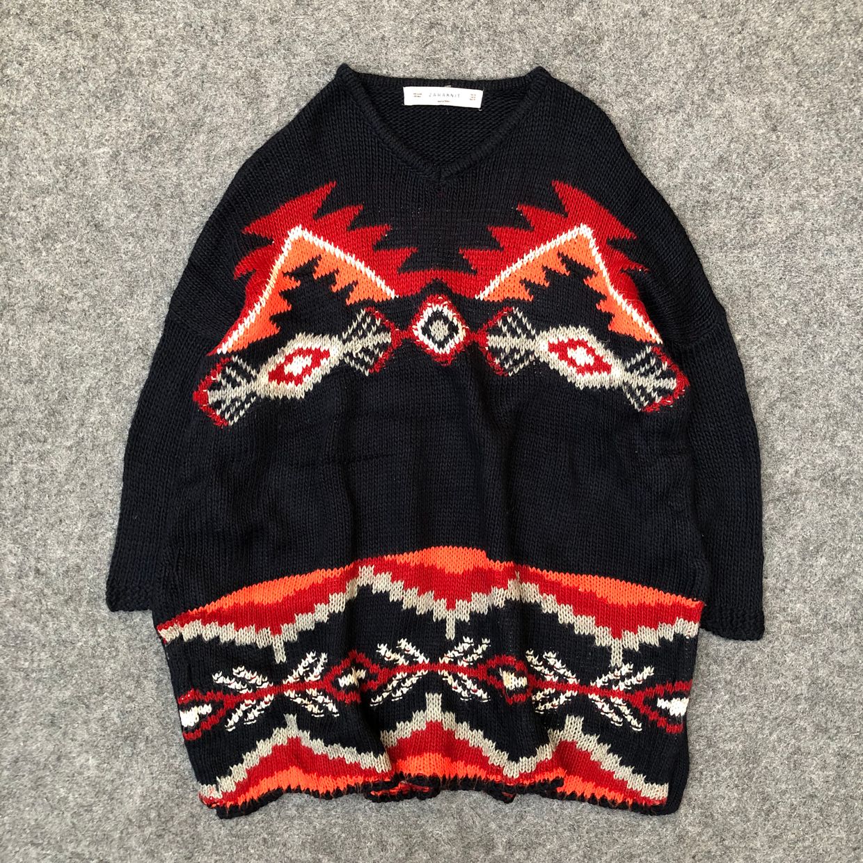 Zara knit Size M (oversize) Lingkar