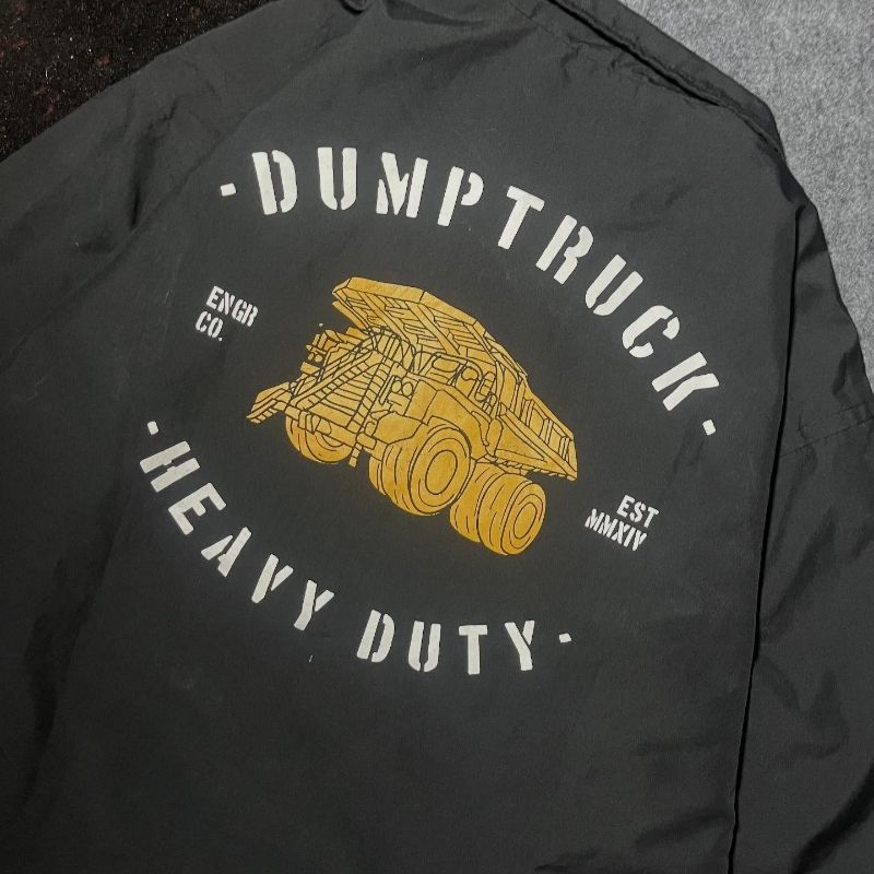Coach jacket engineer workwear dump truck, foto 2