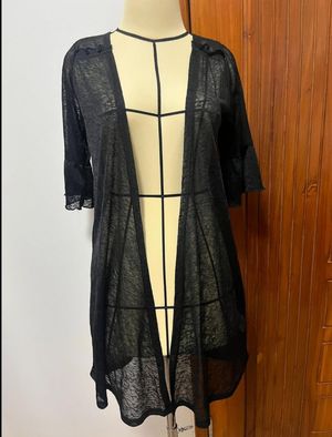 Cardigan Nerawang Y2K Dark Gothic